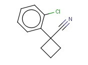 1-(2-chlorophenyl)cyclobutanecarbonitrile