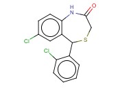 7-CHLORO-5-(2-CHLOROPHENYL)-1,5-DIHYDRO-4,1-BENZOTHIAZEPIN-2(3H)-ONE