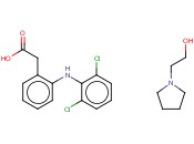 2-(2-(2,6-DICHLOROPHENYLAMINO)PHENYL)ACETIC ACID 1-HYDROXYETHYL-PYRROLIDINE SALT