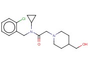 N-(2-CHLORO-BENZYL)-N-CYCLOPROPYL-2-(4-HYDROXYMETHYL-PIPERIDIN-1-YL)-ACETAMIDE