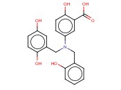 5-[[(2,5-二<span class='lighter'>羟</span><span class='lighter'>苯基</span>)<span class='lighter'>甲基</span>][(2 -羟基<span class='lighter'>苯基</span>)<span class='lighter'>甲基</span>]<span class='lighter'>氨基</span>]-2-羟基苯甲酸