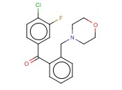 4'-<span class='lighter'>CHLORO-3</span>'-<span class='lighter'>FLUORO-2-MORPHOLINOMETHYL</span> <span class='lighter'>BENZOPHENONE</span>