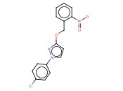 1-(4-CHLOROPHENYL)-3-((2-NITROBENZYL)OXY)-1H-PYRAZOLE