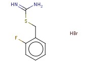 ([(2-FLUOROPHENYL)METHYL]SULFANYL)METHANIMIDAMIDE <span class='lighter'>HYDROBROMIDE</span>