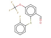 2-((2-FLUOROPHENYL)THIO)-4-(TRIFLUOROMETHOXY)BENZALDEHYDE