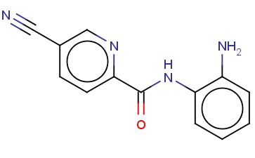 N-(2-AMINOPHENYL)-5-<span class='lighter'>CYANOPYRIDINE</span>-2-CARBOXAMIDE