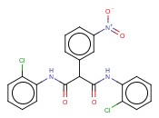 3-NITROBENZENE MALONIC ACID AMIDE, N-ORTHO-CHLOROBENZENE