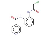 N-[2-(2-CHLORO-ACETYLAMINO)-PHENYL]-<span class='lighter'>ISONICOTINAMIDE</span>