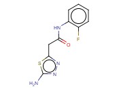 5-<span class='lighter'>氨基</span>-N-(2-氟苯基)-1,3,4-噻二唑-2-<span class='lighter'>乙酰</span>胺