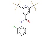 N-(2-CHLOROPHENYL)-2,6-BIS(TRIFLUOROMETHYL)<span class='lighter'>ISONICOTINAMIDE</span>