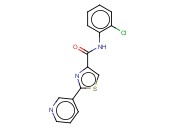 4-THIAZOLECARBOXAMIDE, N-(2-CHLOROPHENYL)-2-(3-PYRIDINYL)-