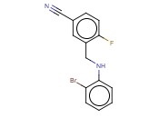 3-([(2-BROMOPHENYL)AMINO]METHYL)-<span class='lighter'>4-FLUOROBENZONITRILE</span>