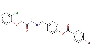 4-(2-((2-CHLOROPHENOXY)ACETYL)CARBOHYDRAZONOYL)PHENYL 4-BROMOBENZOATE