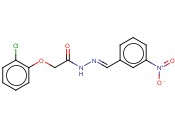 2-(2-CHLOROPHENOXY)-N'-(3-NITROBENZYLIDENE)ACETOHYDRAZIDE