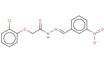 2-(2-CHLOROPHENOXY)-N'-(3-NITROBENZYLIDENE)ACETOHYDRAZIDE