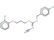 (4-CHLOROBENZYL)[3-(2-CHLOROPHENOXY)PROPYL]CYANOCARBONIMIDODITHIOATE