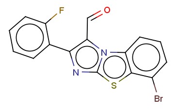 8-BROMO-2-(2-FLUOROPHENYL)IMIDAZO[2,1-B]BENZOTHIAZOLE-3-CARBOXALDEHYDE