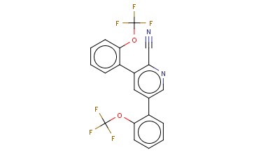 3,5-BIS(2-(TRIFLUOROMETHOXY)PHENYL)-<span class='lighter'>2-CYANOPYRIDINE</span>