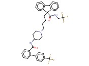 N-(2,2,2-三氟乙基)-9-(4-[4-[4'-(三氟甲基)[1,1'-联苯]-2-甲酰<span class='lighter'>氨基</span>]<span class='lighter'>哌啶</span>-1-基]丁基)-9H-芴-9-甲酰胺