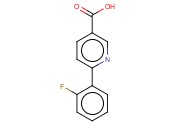 3-Pyridinecarboxylic acid, 6-(2-fluorophenyl)-