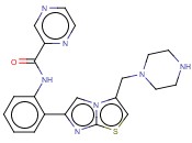 N-(2-(3-(PIPERAZIN-1-YLMETHYL)IMIDAZO[2,1-B]THIAZOL-6-YL)PHENYL)PYRAZINE-2-CARBOXAMIDE