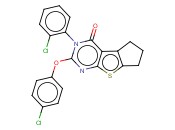 2-(4-CHLOROPHENOXY)-3-(2-CHLOROPHENYL)-6,7-DIHYDRO-3H-CYCLOPENTA[4,5]THIENO[2,3-D]PYRIMIDIN-4(5H)-ONE
