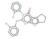 2-(2-CHLOROPHENOXY)-3-(2-CHLOROPHENYL)-6,7-DIHYDRO-3H-CYCLOPENTA[4,5]THIENO[2,3-D]PYRIMIDIN-4(5H)-ONE