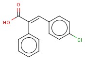 4-<span class='lighter'>氯</span>-(alpha-苯基)-<span class='lighter'>肉桂酸</span>