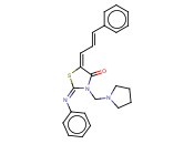 -2-(苯亚氨基)-3-(1-<span class='lighter'>吡咯烷</span>基<span class='lighter'>甲基</span>)-4-噻唑<span class='lighter'>烷</span>酮