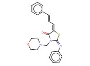 3-(<span class='lighter'>吗</span><span class='lighter'>啉</span>代甲基)-2-(苯亚氨基)-5-亚肉桂花基<