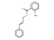 <span class='lighter'>邻</span><span class='lighter'>氨基苯甲酸</span>肉桂酯