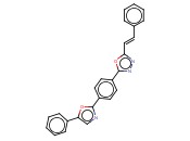 2-[4-(5-PHENYL-1,3-OXAZOL-2-YL)PHENYL]-5-[(E)-2-PHENYLVINYL]-1,3,4-OXADIAZOLE