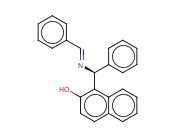 2-NAPHTHALENOL, 1-[(S)-PHENYL[(E)-(PHENYLMETHYLENE)AMINO]METHYL]