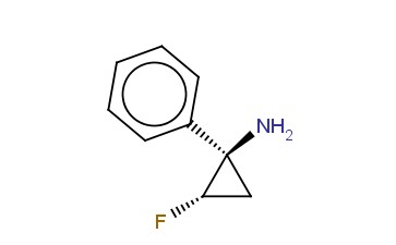 CYCLOPROPANAMINE, 2-FLUORO-1-PHENYL-, (1R,2S)-REL-