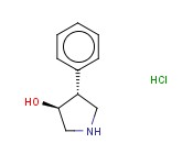 (3S,4R)-4-PHENYLPYRROLIDIN-3-<span class='lighter'>OL</span> <span class='lighter'>HYDROCHLORIDE</span>