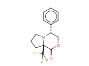 1H-PYRROLO[2,1-C][1,4]OXAZIN-1-ONE, HEXAHYDRO-4-PHENYL-8A-(TRIFLUOROMETHYL)-, (4R,8AS)-