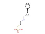 ETHANETHIOL, 2-((2-PHENYLCYCLOPROPYL)METHYLAMINO)-, HYDROGEN SULFATE (ESTER) (E)-