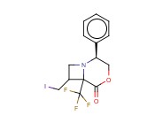 4-OXA-1-AZABICYCLO[4.2.0]OCTAN-5-ONE, 7-(IODOMETHYL)-2-PHENYL-6-(TRIFLUOROMETHYL)-, (2S)-