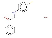 2-[(4-FLUOROPHENYL)AMINO]-1-PHENYL-ETHANONE <span class='lighter'>HYDROBROMIDE</span>