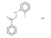 2-[(2-FLUOROPHENYL)AMINO]-1-PHENYL-ETHANONE <span class='lighter'>HYDROBROMIDE</span>