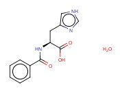苯甲酰-<span class='lighter'>L-</span>组<span class='lighter'>氨酸</span>一水合物
