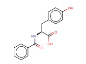 N-苯甲酰-<span class='lighter'>L-</span>酪<span class='lighter'>氨酸</span>