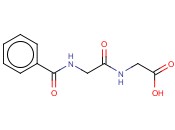 <span class='lighter'>苯</span><span class='lighter'>甲</span><span class='lighter'>酰</span>甘氨酰基<span class='lighter'>氨基</span>乙酸