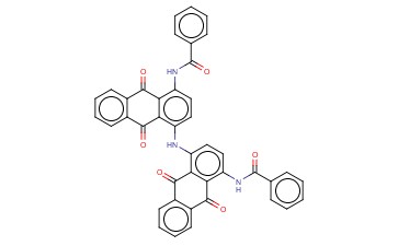 4,4'-二苯甲酰-1,1'-亚氨基二<span class='lighter'>蒽</span><span class='lighter'>醌</span>
