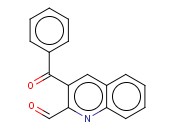 3-BENZOYL-2-<span class='lighter'>QUINOLINECARBOXALDEHYDE</span>
