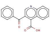 3-BENZOYLQUINOLINE-4-<span class='lighter'>CARBOXYLIC</span> ACID