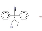 3-(S)-(+)-(1-氰基-1,1-二苯甲基)吡咯烷<span class='lighter'>氢溴酸盐</span>