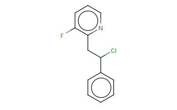 2-(2-CHLORO-2-PHENYLETHYL)-<span class='lighter'>3-FLUOROPYRIDINE</span>