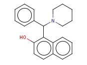 1-(PHENYL(PIPERIDIN-1-YL)METHYL)NAPHTHALEN-2-<span class='lighter'>OL</span>