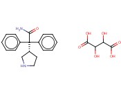 S-ALPHA,ALPHA-<span class='lighter'>DIPHENYL</span>-3-PYRROLIDIN ACETAMIDE TARTRATE